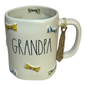 Rae Dunn Grandpa Mug with Colorful Bow Ties